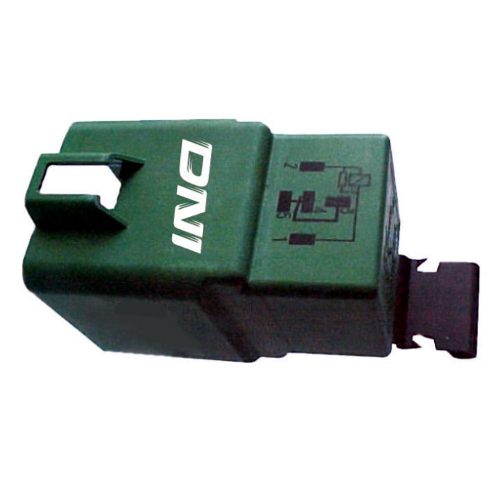 RELÉ DO VENTILADOR 12V 5 TERMINAIS, COM SUPORTE, 40 / 30 AMPERES, REVERSOR - DNI0130 DNI