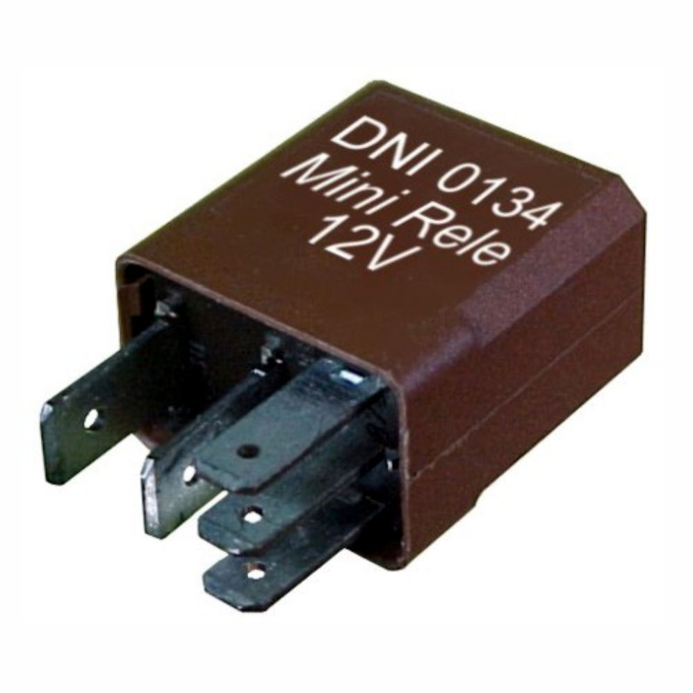MÍNI RELÉ AUXILIAR 5 TERMINAIS 40/30 12V AMPERES SEM SUPORTE REVERSOR - DNI0134  