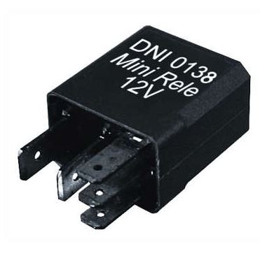 MINI RELÉ AUXILIAR 5 TERMINAIS, SEM SUPORTE, 12V 30/20 AMPERES MERCEDES-BENZ SPRINTER - DNI0138 DNI