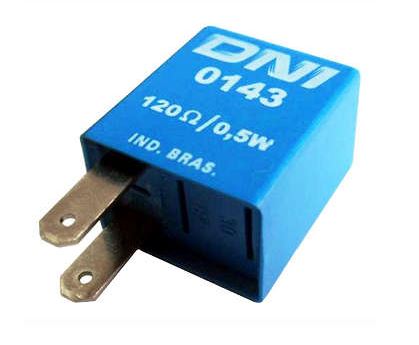PORTA RESISTOR 12V 3 TERMINAIS SEM SUPORTE - DNI0143