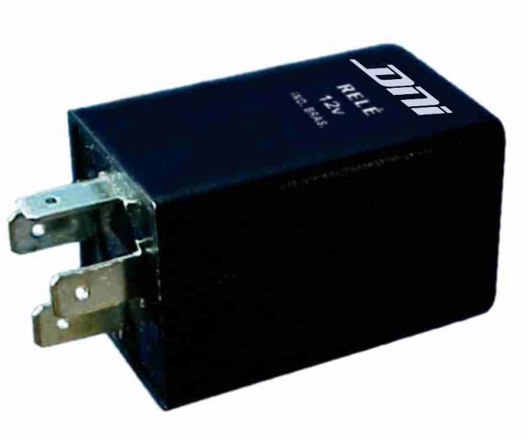 RELE UNIVERSAL TEMPORIZADOR 12V 4 TERMINAIS SEM SUPORTE - DNI0302