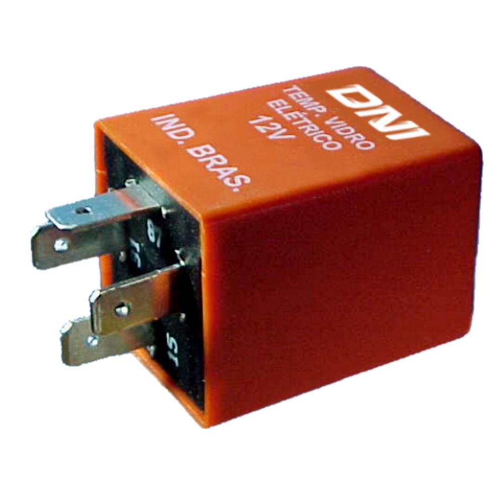RELÉ PARA TRAVAS E VIDROS ELÉTRICOS 12V 4 TERMINAIS, SEM SUPORTE - DNI0303 DNI 