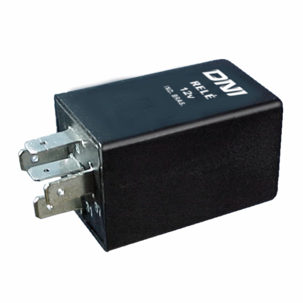 RELÉ DAS LUZES INTERNAS 12V 5 TERMINAIS, SEM SUPORTE, +/- 8 SEGUNDOS - DNI0305 DNI