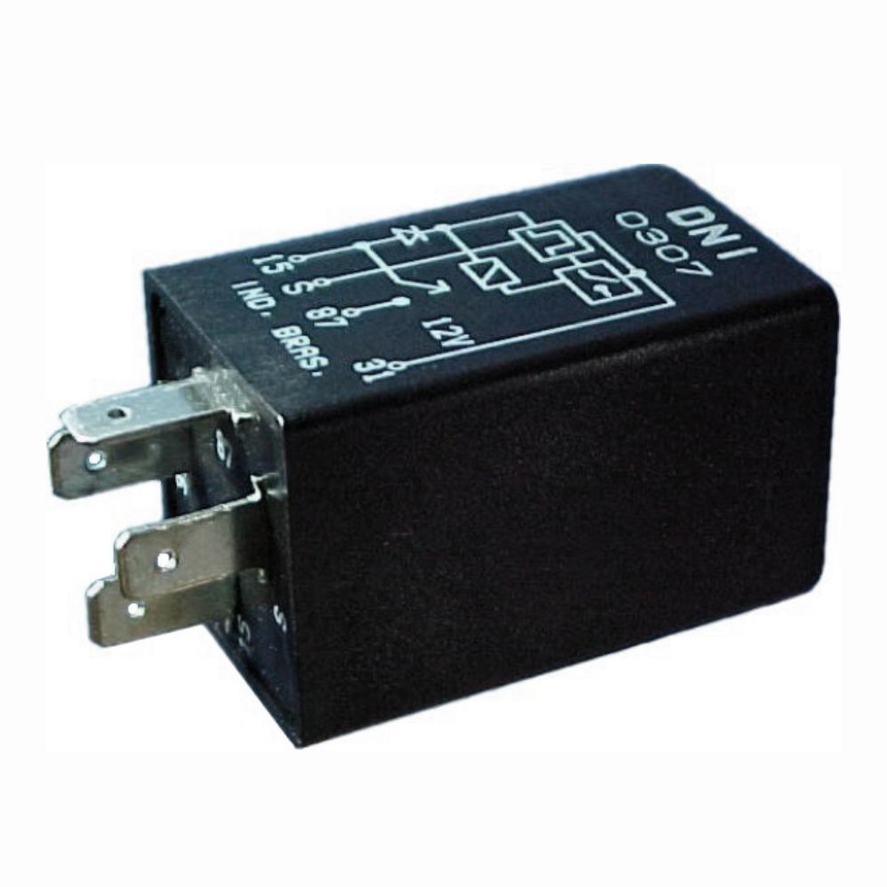 RELE  DO DESEMBAÇADOR DO VIDRO TRASEIRO 12V 4 TERMINAIS, SEM SUPORTE GM MONZA OPALA - DNI0307 DNI