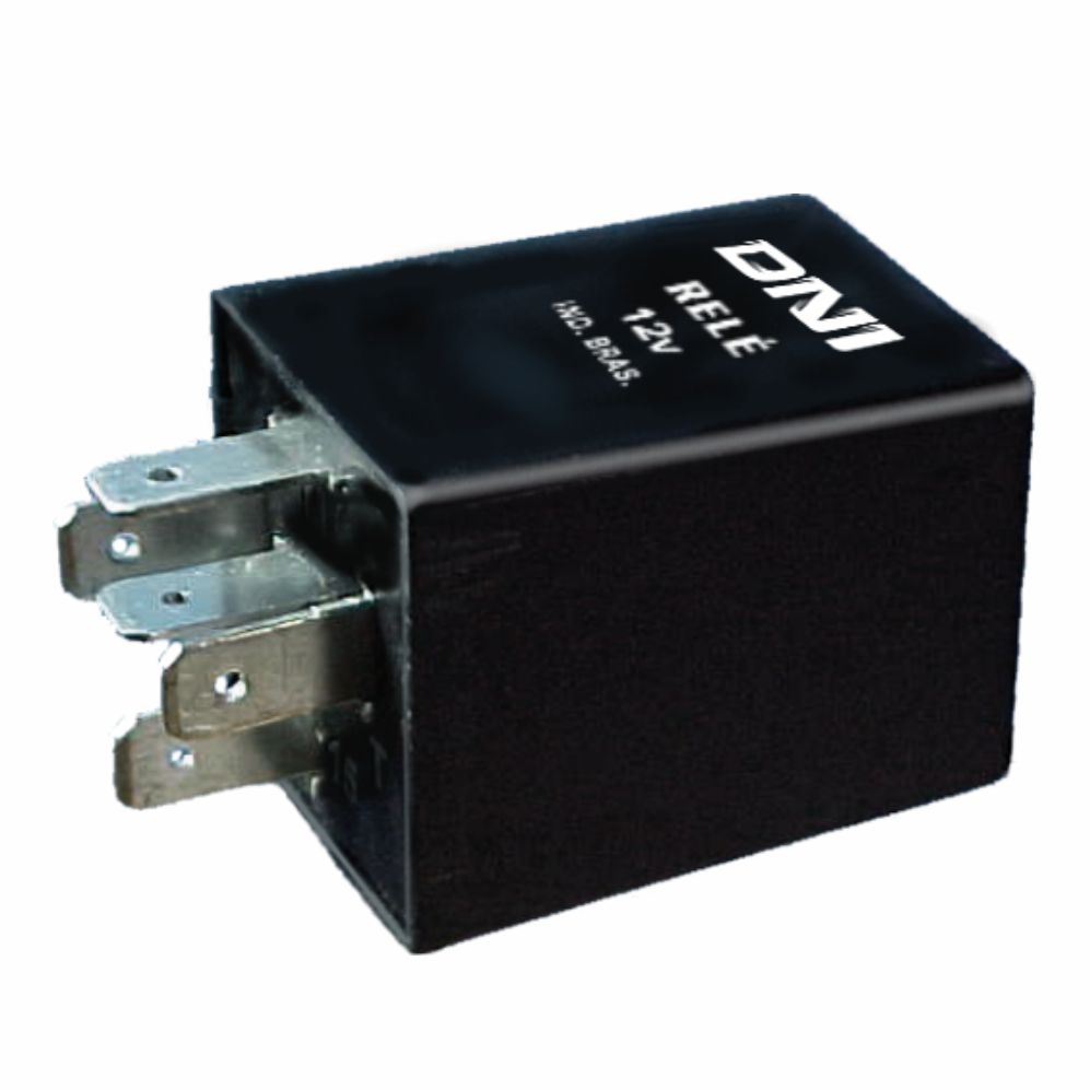 RELÉ DE LIMPADOR DE PÁRA-BRISA 12V 5 TERMINAIS, COM PARAFUSO DE FIXAÇÃO - DNI0326 DNI