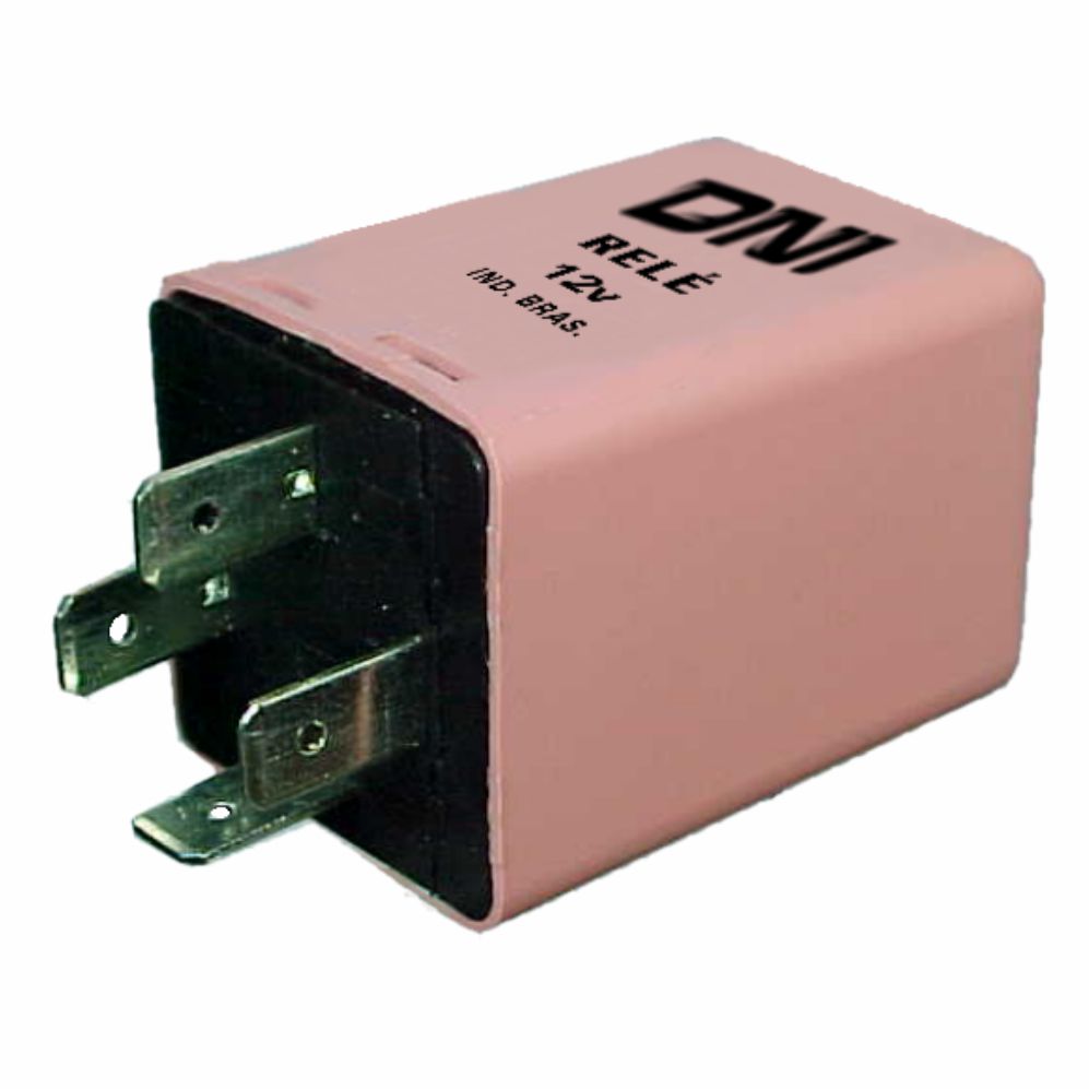 RELÉ PARA VIDROS ELÉTRICOS 12V 4 TERMINAIS, SEM SUPORTE, VOLKSWAGEN - DNI0334 DNI