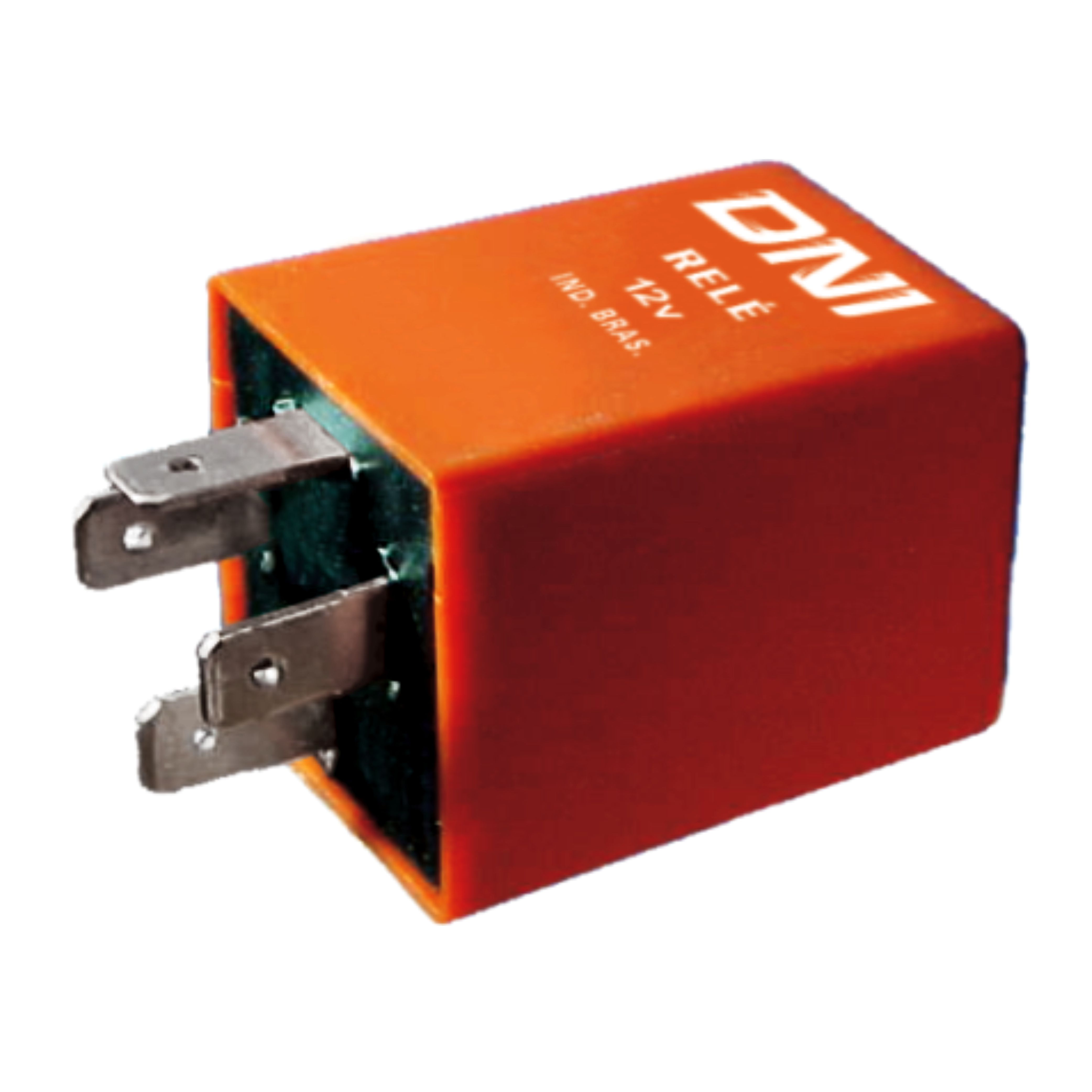 RELÉ TEMPORIZADOR DOS VIDROS ELÉTRICOS 12V 4 TERMINAIS, SEM SUPORTE, 2 TERMINAIS LARGOS - DNI0337 DNI