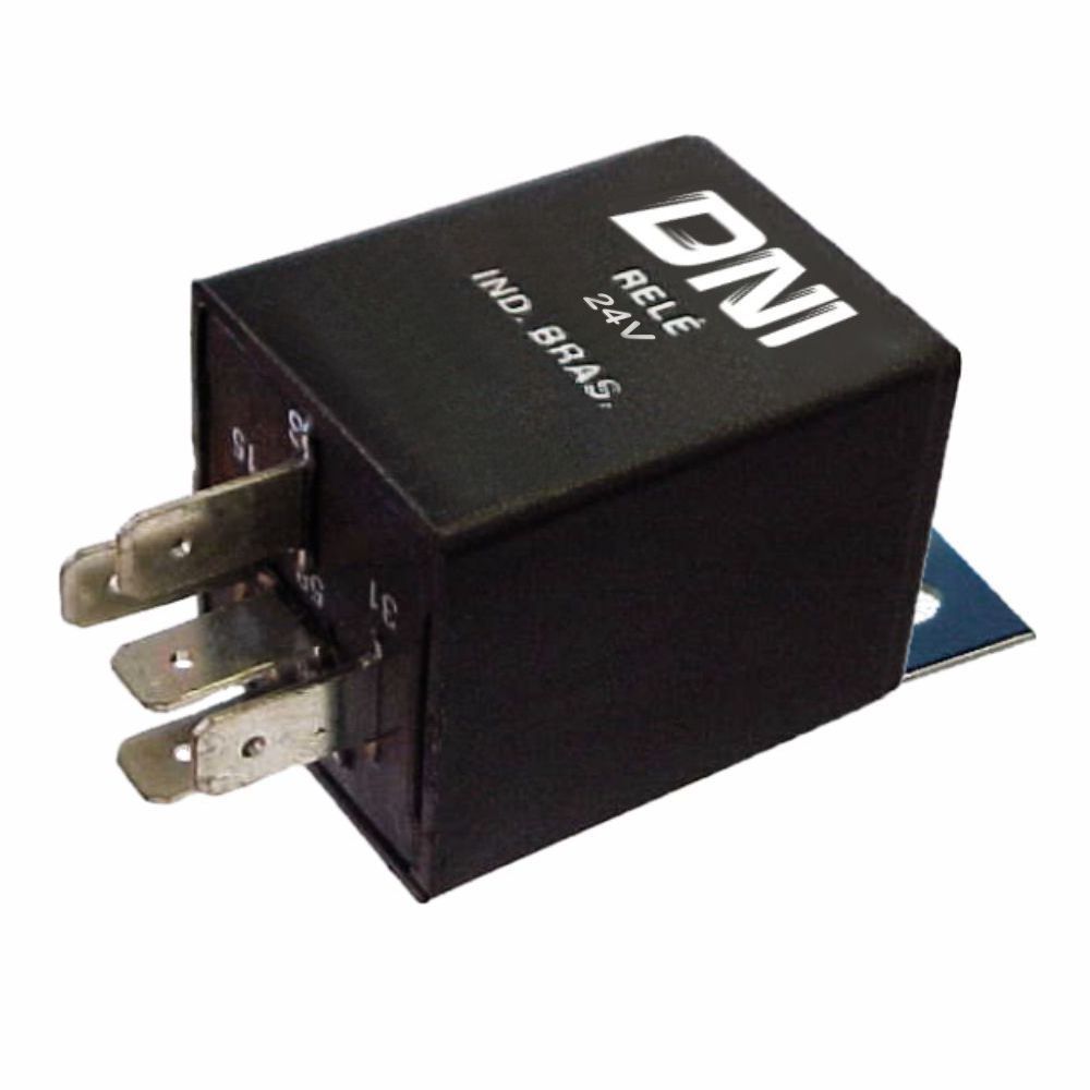 ACENDIMENTO DE FARÓIS APÓS PARTIDA 24V 5 TERMINAIS, COM SUPORTE - DNI0413 DNI