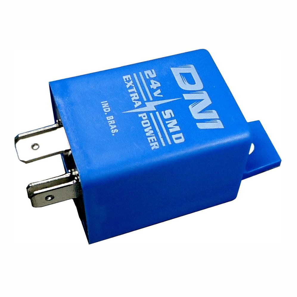 RELÉ COMANDO DO PISCA 24V 4 TERMINAIS, COM SUPORTE, 540W - DNI0424 DNI