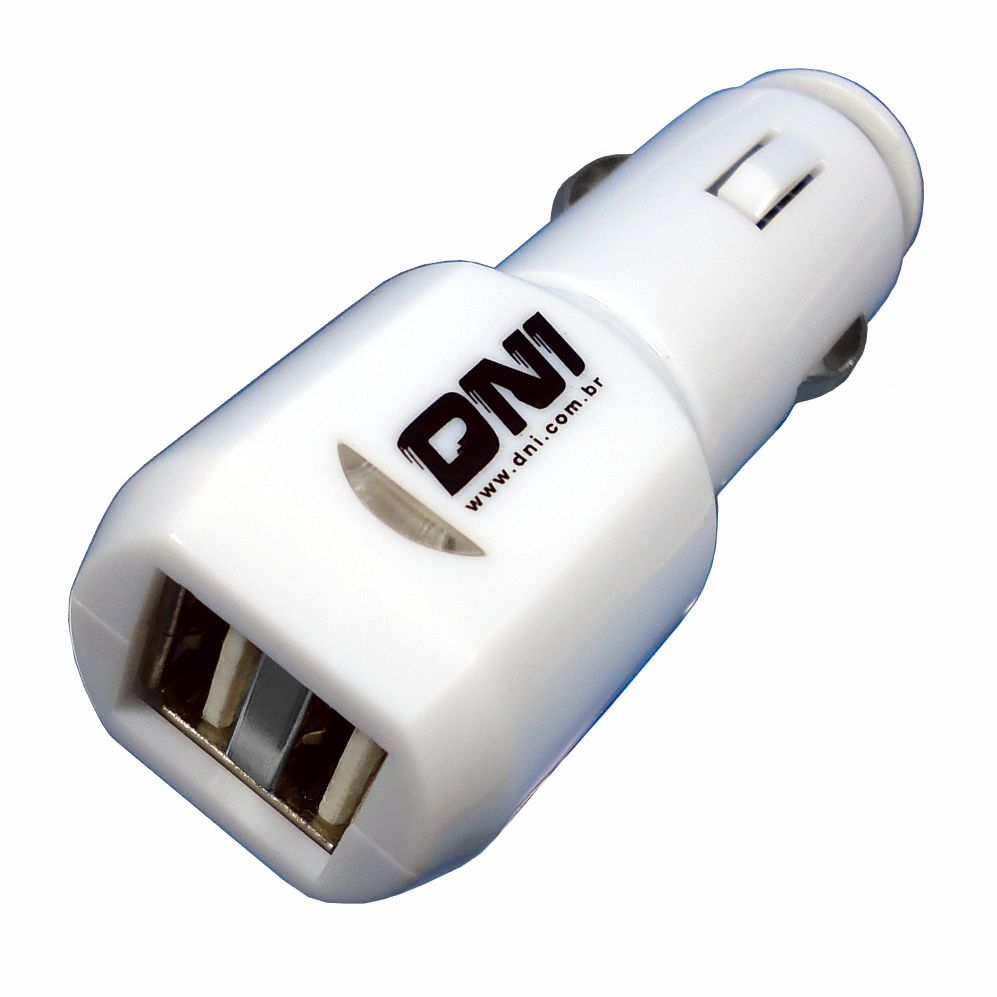 CARREGADOR AUTOMOTIVO COM 2 SAÍDAS USB 12V/24V - DNI0585 DNI