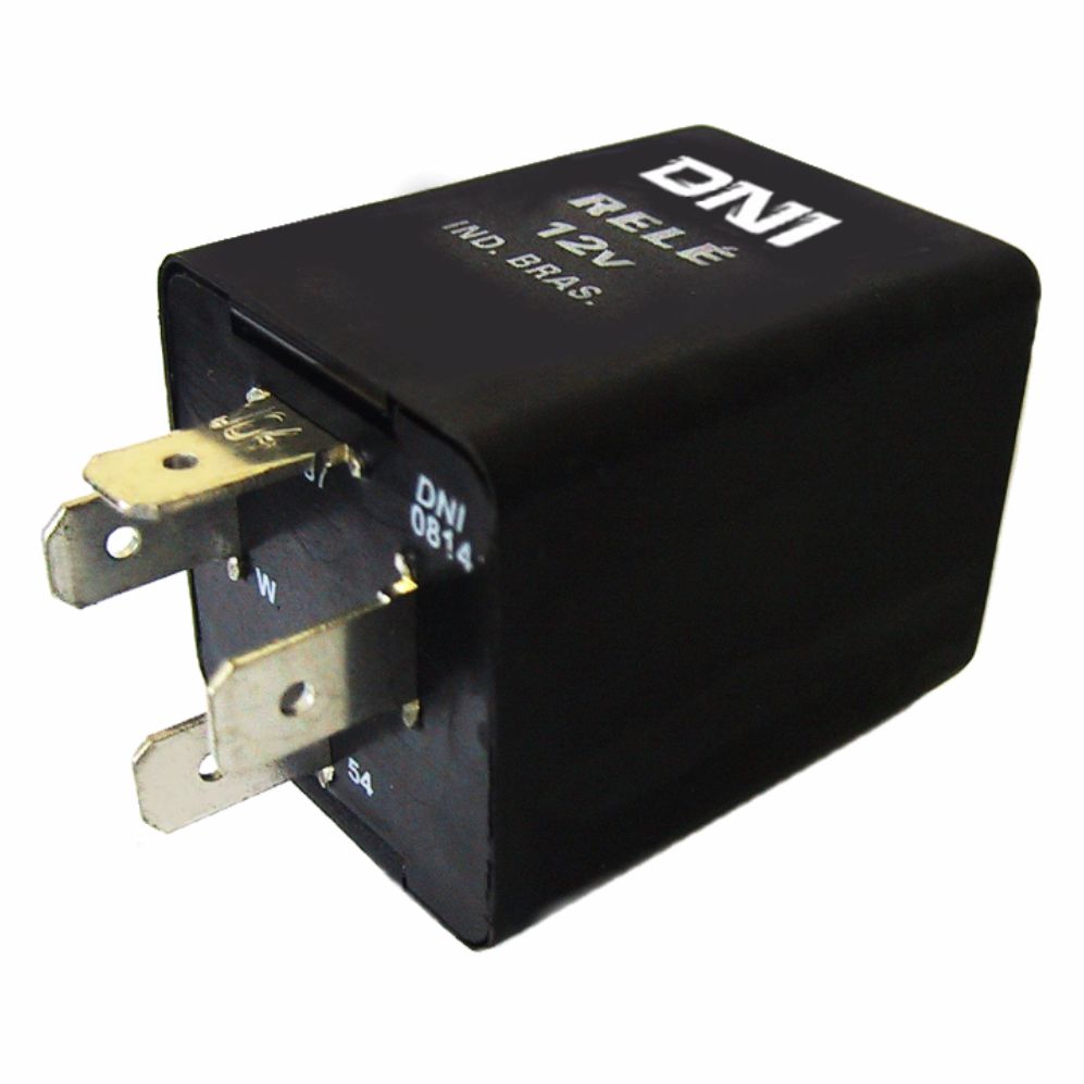RELÉ DO FREIO MOTOR UNIVERSAL 12V 4 TERMINAIS, SEM SUPORTE - DNI0814 DNI