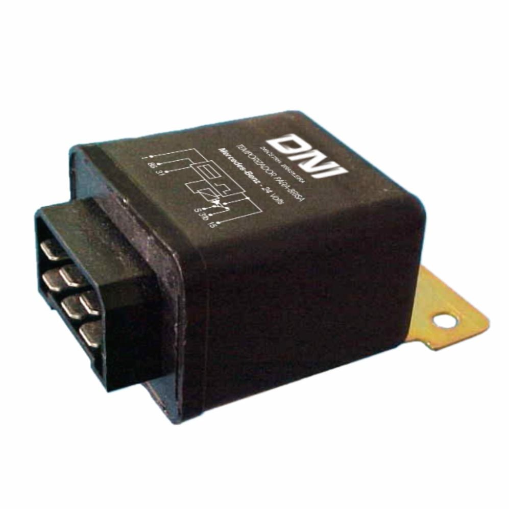 RELE DE LIMPADOR DE PÁRA-BRISA COM LAVAGEM 24V 6 TERMINAIS, COM SUPORTE - DNI0822 DNI