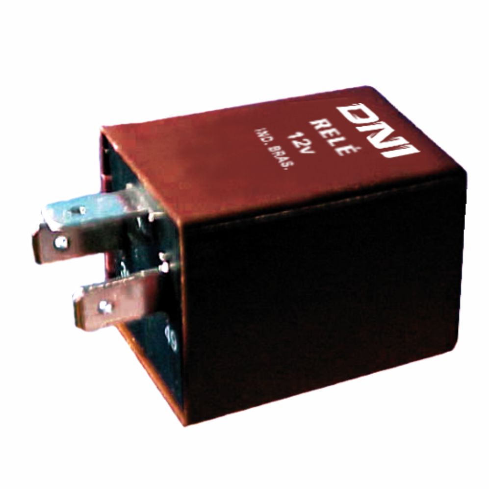 RELÉ COMANDO DO PISCA 12V 3 TERMINAIS, SEM SUPORTE - DNI1103 DNI