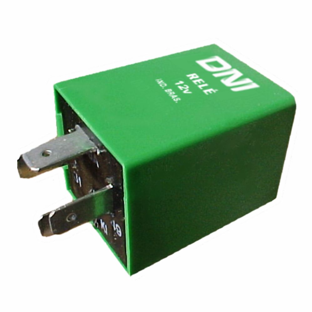 RELÉ COMANDO DO PISCA 12V 4 TERMINAIS, SEM SUPORTE - DNI1106 DNI