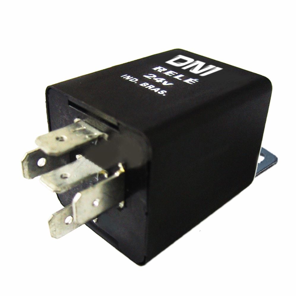 RELÉ COMANDO 24V 5 TERMINAIS, COM SUPORTE - DNI1108 DNI