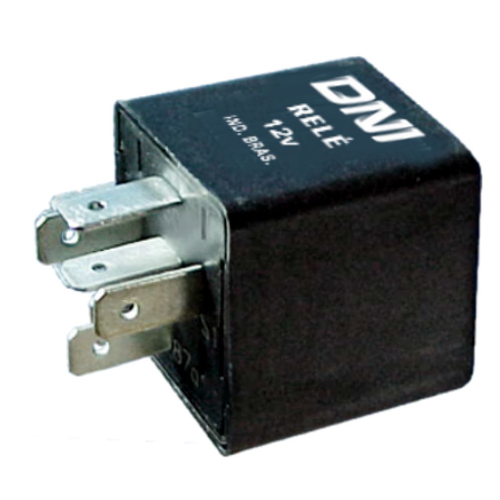 RELÉ COMANDO DO PISCA COM AVISO NO PAINEL 12V 5 TERMINAIS, SEM SUPORTE - DNI1110 DNI