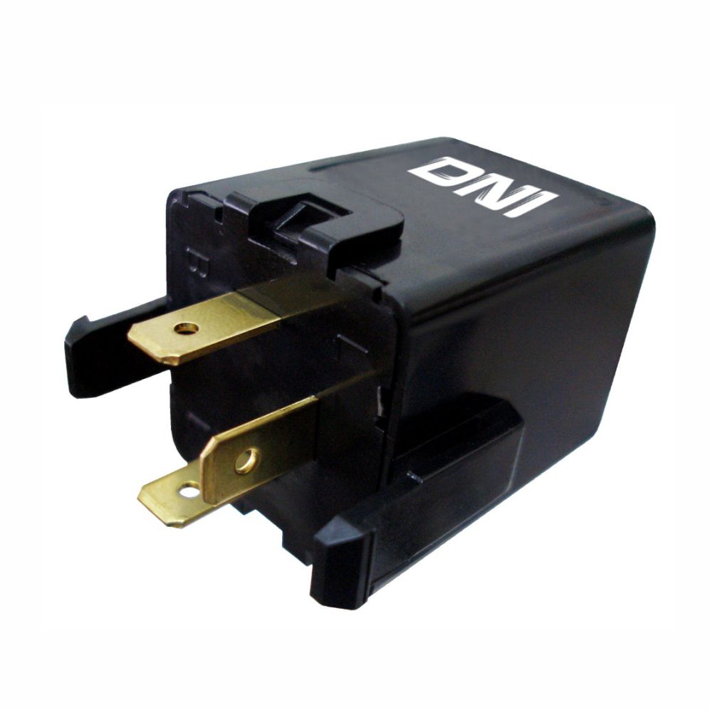 RELÉ COMANDO DO PISCA 12V 3 TERMINAIS, COM SUPORTE - DNI1118 DNI