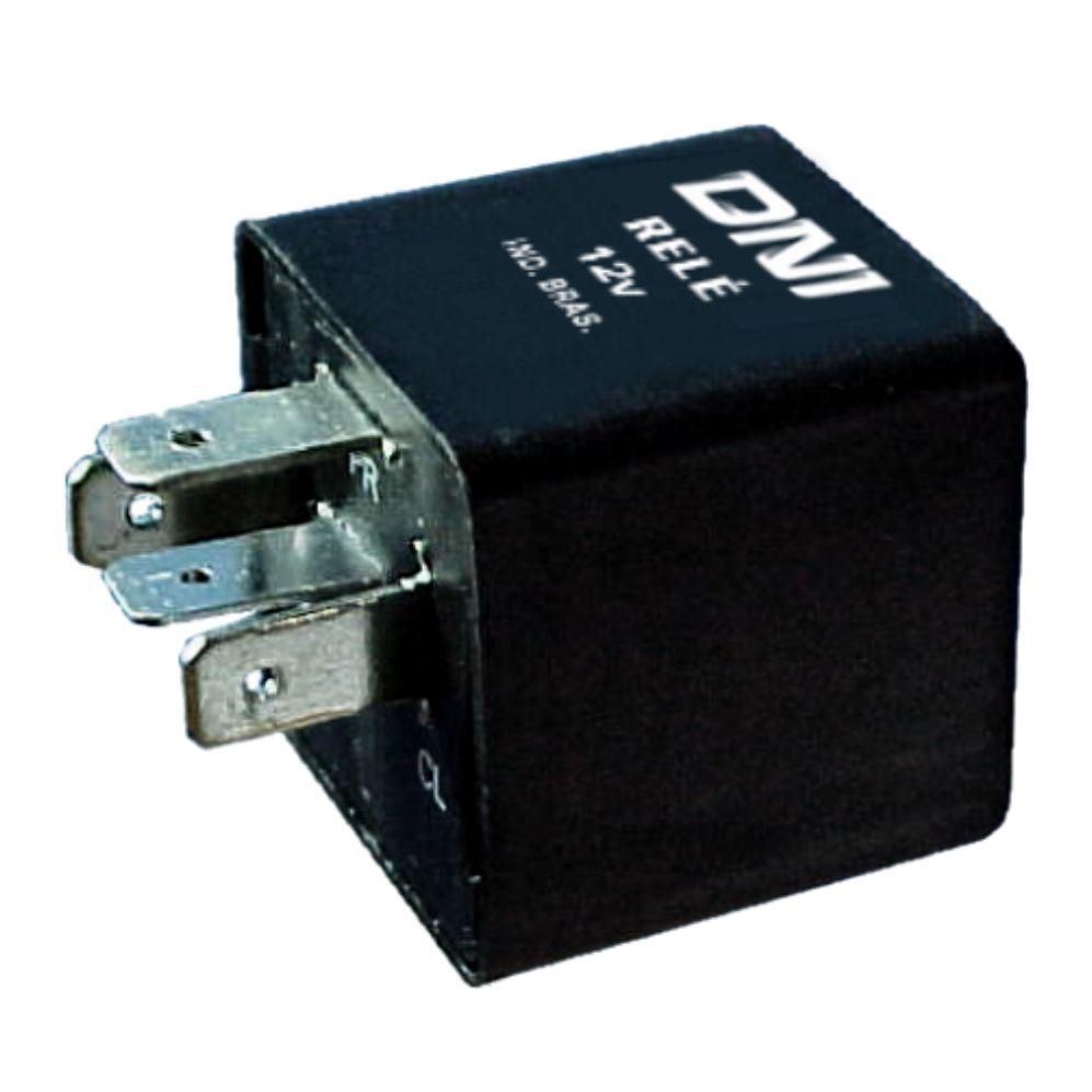 RELÉ COMANDO DO PISCA - 4 TERMINAIS, SEM SUPORTE FIAT E RENAULT - DNI1119 DNI
