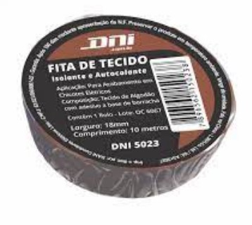 FITA EM TECIDO DE ALGODÃO COM ADESIVO A BASE DE BORRACHA LARGURA DE 18MM - DNI5023 DNI