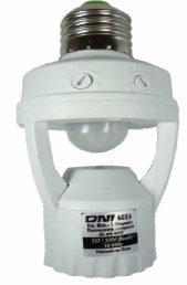 SENSOR DE PRESENÇA E FOTOCÉLULA PARA SOQUETE 127/220V - DNI6026 DNI
