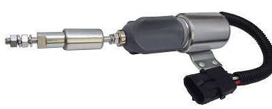 SOLENOIDE DE PARADA 12V 03 PINOS COM SUPORTE - DNI 8037