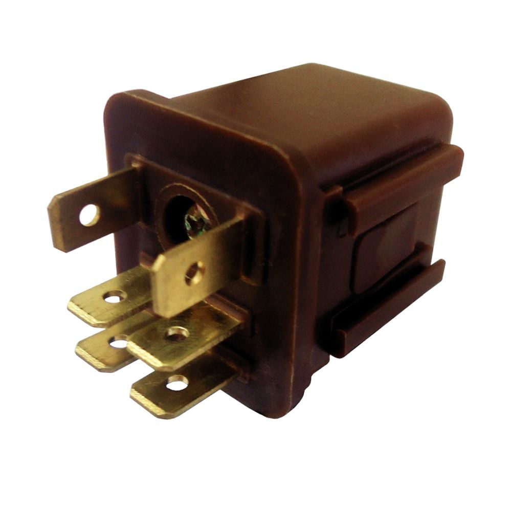 RELÉ AUXILIAR 12V 6 TERMINAIS, COM SUPORTE - DNI8103 DNI