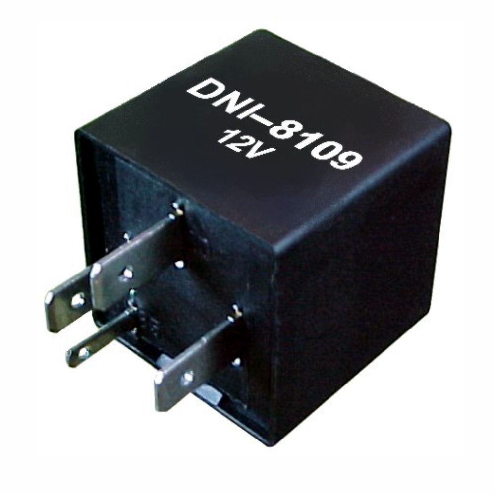 RELÉ DA BOMBA ELÉTRICA DE COMBUSTÍVEL 12V 4 TERMINAIS, SEM SUPORTE, 40 AMPERES - DNI8109 DNI