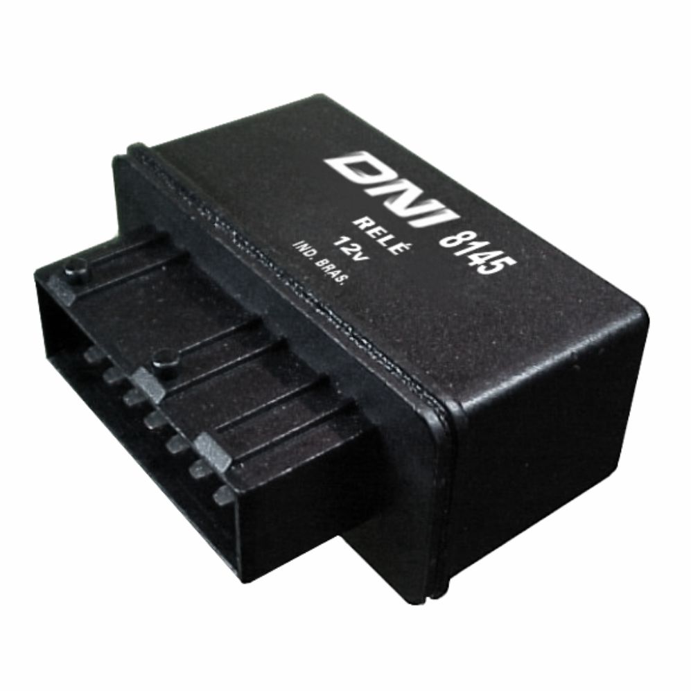 RELÉ PARA INJEÇÃO ELETRÔNICA 12V 15 TERMINAIS, COM SUPORTE - DNI8145 DNI