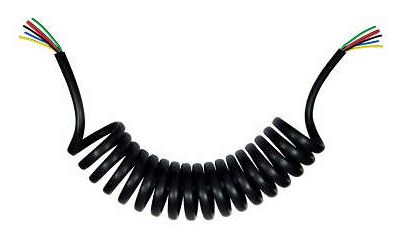 CHICOTE ELETRICO ESPIRAL PARA CAMINHOES 7 VIAS 6,5 M - DNI8306