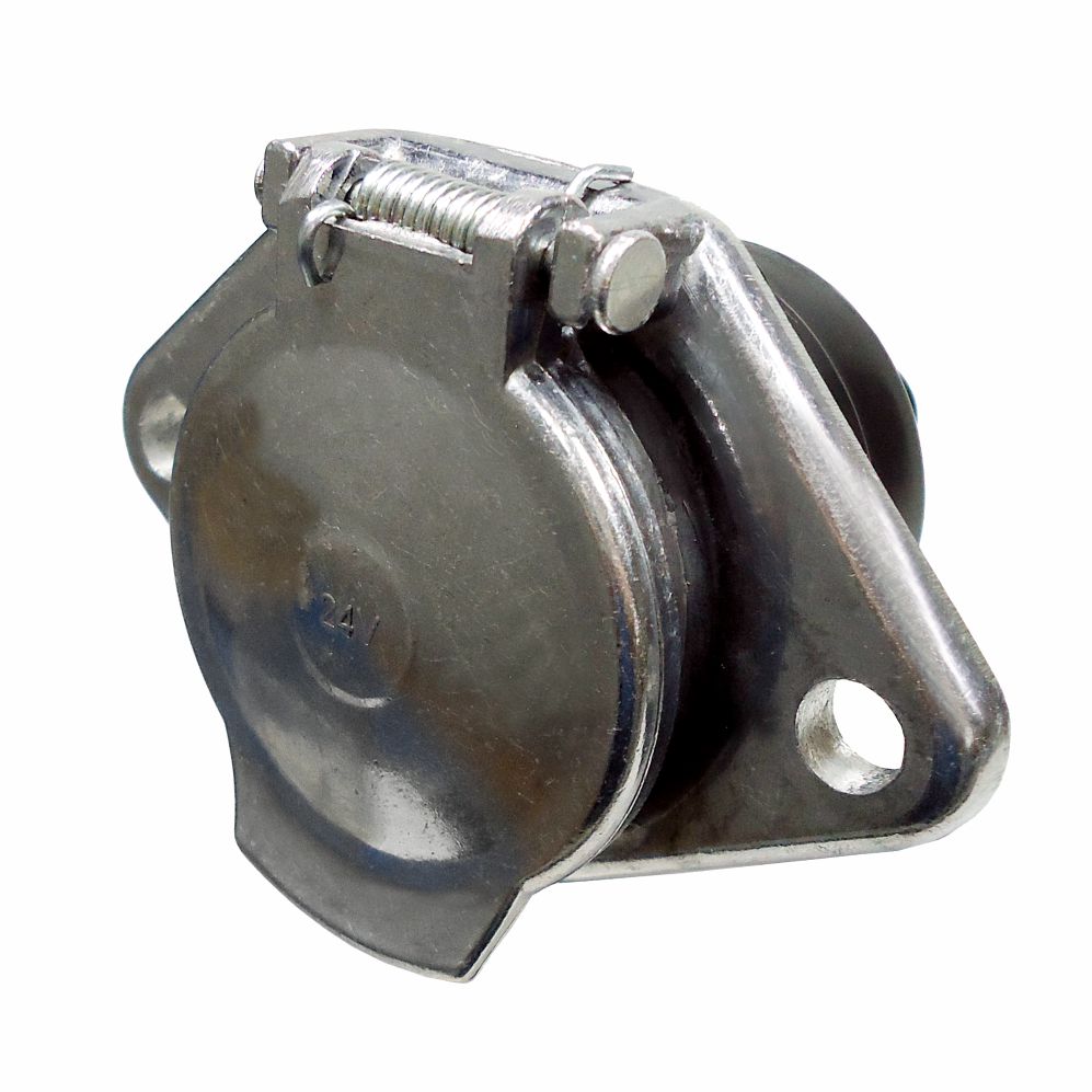 TOMADA ENGATE  RED 7POLOS  FEMEA  ALUMINIO CARRETA - DNI8322  