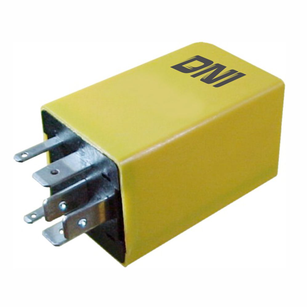 RELÉ PARA TRAVA ELÉTRICA DAS PORTAS 12V 6 TERMINAIS, SEM SUPORTE FIAT - DNI8504 DNI