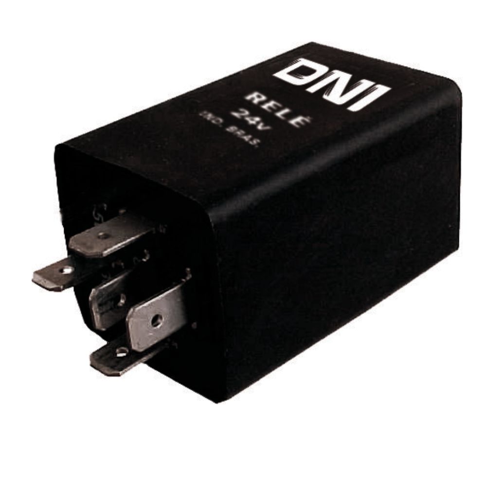 RELÉ TEMPORIZADOR 24V 5 TERMINAIS, SEM SUPORTE - DNI8522 DNI 