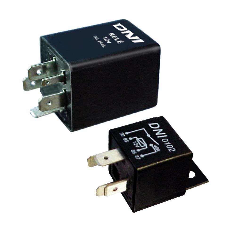 KIT DE ADAPTAÇÃO 12V 5 TERMINAIS, SEM SUPORTE, TEMPORIZAÇÃO DE +/- 12 SEGUNDOS - DNI8534 DNI