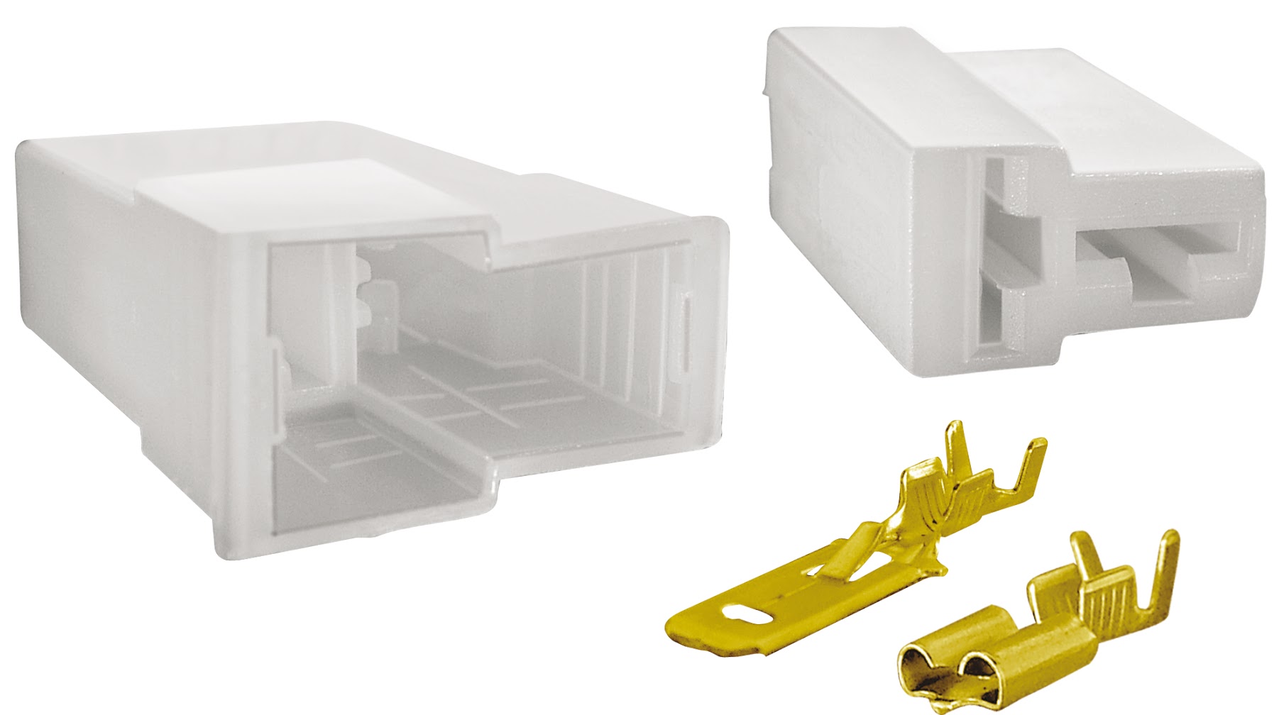 CONECTOR 2VIAS MACHO FEMEA KIT C/TERMIN - DP7206  