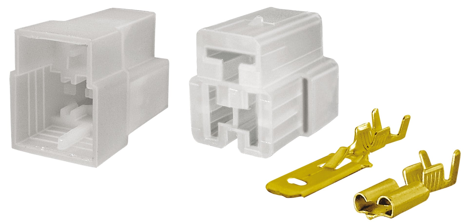 CONECTOR 3VIAS MACHO FEMEA KIT C/TERMIN - DP7207  