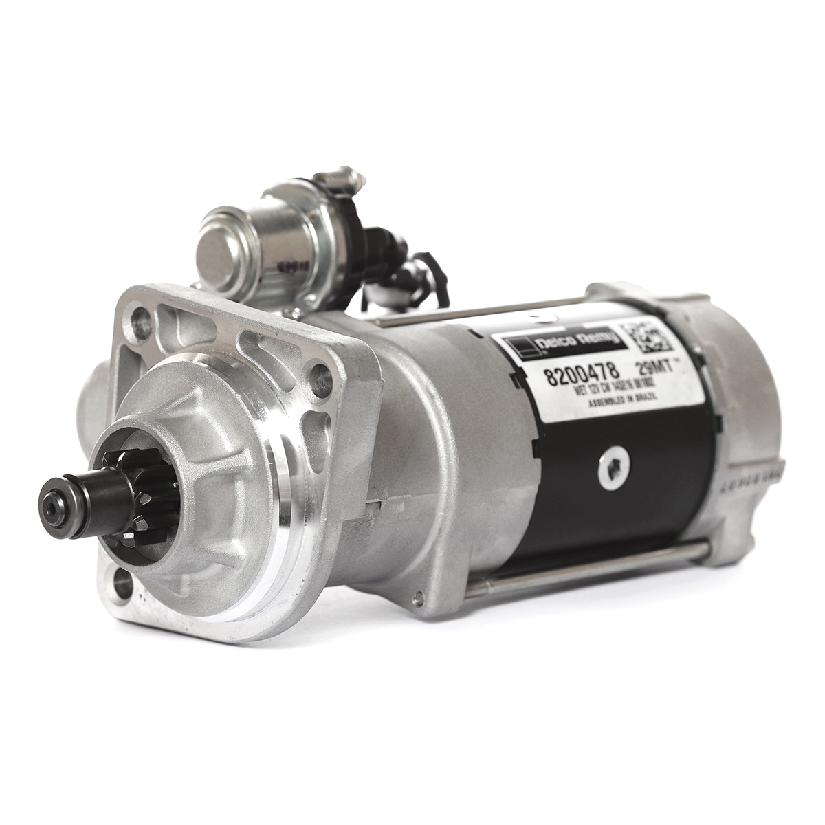 MOTOR PARTIDA DELCO REMY 29MT 12V 10 DENTES COM MOTOR CUMMINS-ISBE 4/6CC FORD VOLKSWAGEN - 8200478 DELCO REMY