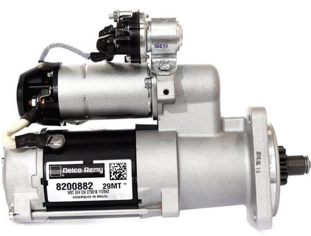 MOTOR PARTIDA 29MT 24V 11 DENTES VOLVO VM220, VM270 - DR61032558M DELCO REMY