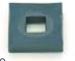 ISOLANTE DE NYLON C/FURO QUADRADO