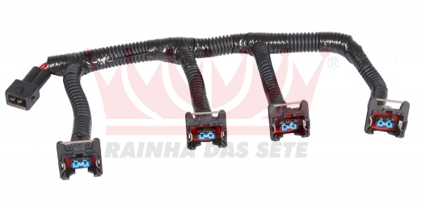 CHICOTE BICO INJETOR VOLKSWAGEN GOLF 1.8 - 2.0 - 1989 ATÉ 1998 COMPLETO  - ETE5309