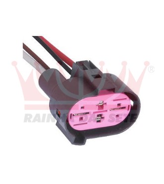 CHICOTE REPARO ELETROVENTILADOR 04 VIAS GUIA LADO ESQUERDO GM ASTRA VECTRA MERIVA - ETE5775 RAINHA DAS SETE