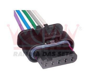 CHICOTES  5 VIAS FIAT NOVO PUNTO G2 REPARO LANTERNA TRASEIRA - RAINHA DAS SETE - ETE5973