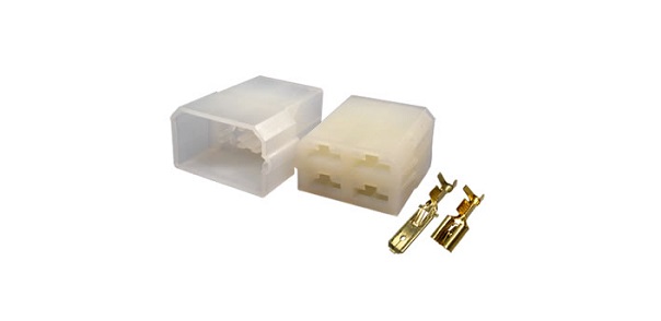 CONECTOR 4VS MACHO FEMEA KIT COM TERMINAL INA  - ETE7504 