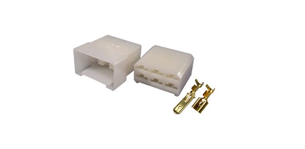 CONECTOR 6VS MACHO FEMEA KIT  COM TERMINAL INA  - ETE7506