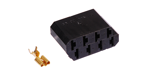 CONECTOR SCANIA MB 8VIAS KIT COM TERMINAL  - ETE7529 
