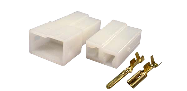 CONECTOR 2VIAS MACHO FEMEA 2,8 KIT COM TE  - ETE7542 
