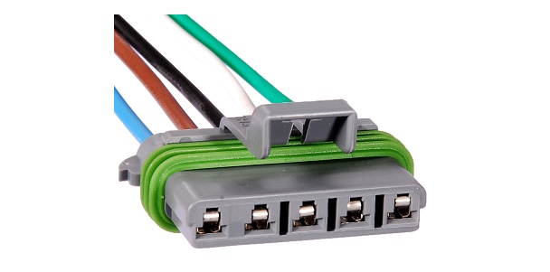 CONECTOR ELÉTRICO DE 5 VIAS FEMEA PARA REPARO DA BOMBA DE COMBUSTÍVEL E FLANGE DO CANECO.  - ETE7899