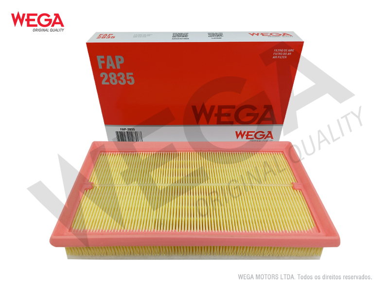 FILTRO AR DO MOTOR FIAT PULSE 1.0 TURBO - FAP2835