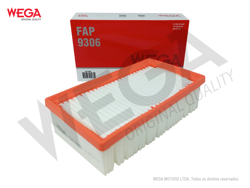 FILTRO AR DO MOTOR RENAULT DUSTER  CAPTUR 16 VALVULAS - FAP9306