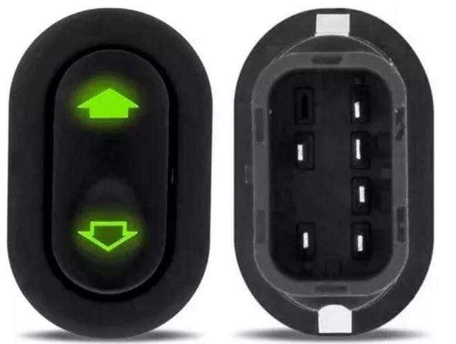 INTERRUPTOR VIDRO ELETRICO SIMPLES RANGER-ECOSPORT-FIESTA (MULTIQUALITA)  - FD1003