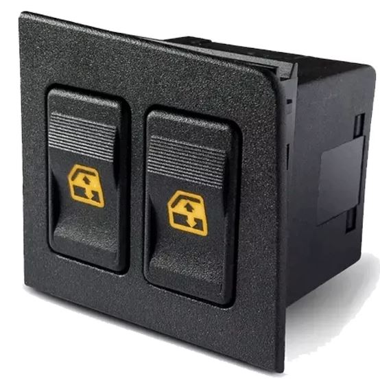 INTERRUPTOR VIDRO ELETRICO DUPLO FIAT UNO 2002-2010 (MULTIQUALITA)  - FI1005
